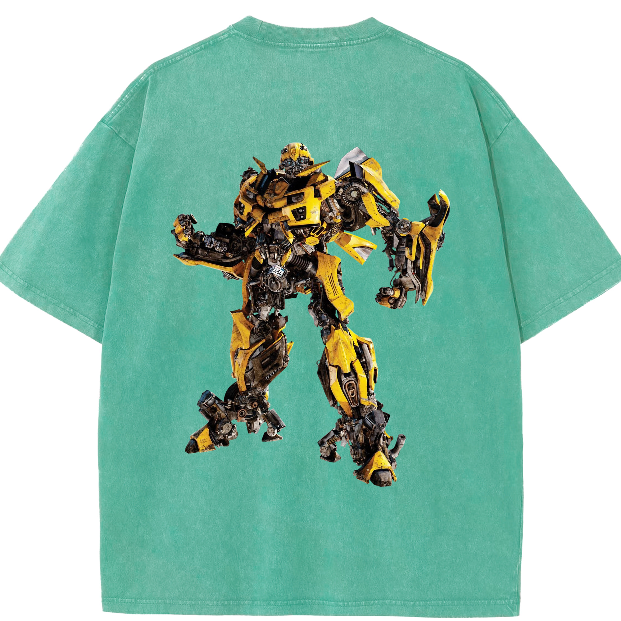 （画像用）  綿100% ヴィンテージ風 半袖Tシャツ（背面プリント）